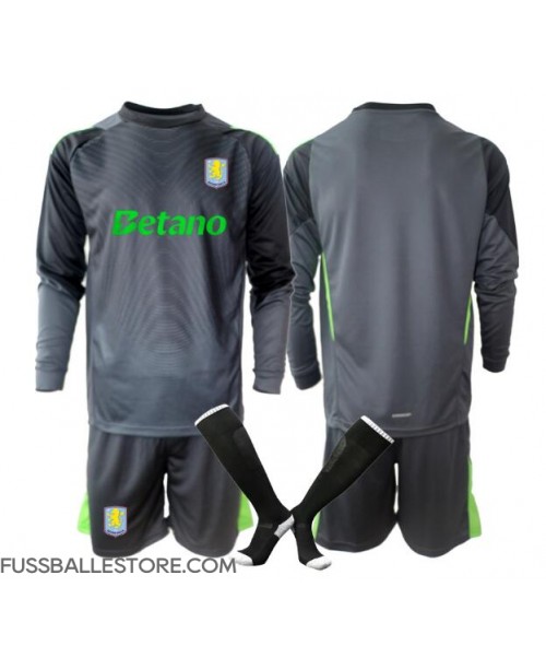 Günstige Aston Villa Torwart Heimtrikotsatz Kinder 2025-26 Langarm (+ Kurze Hosen) Günstige Aston Villa Torwart Heimtrikotsatz Kinder 2025-26 Langarm (+ Kurze Hosen)